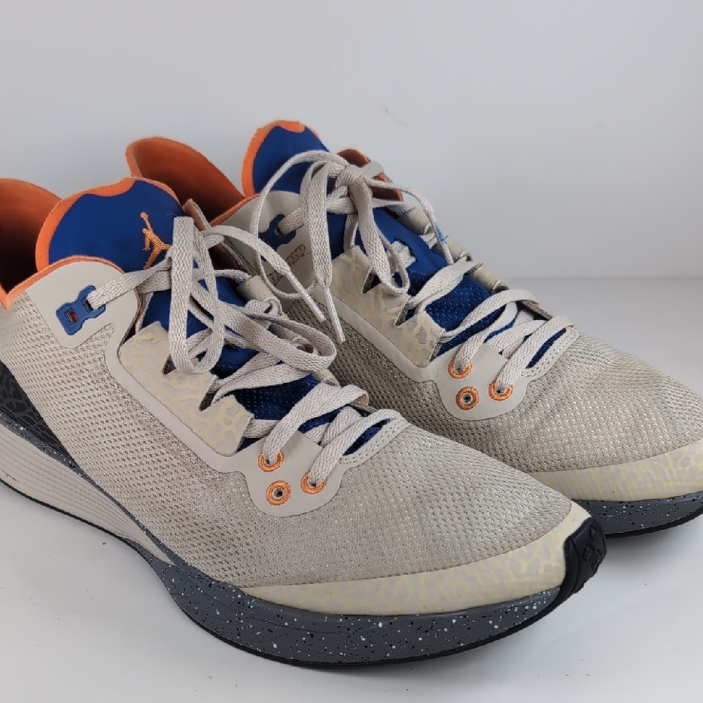 Jordan 88 Racer "Mowabb"  Birch/Game Royal-Bright Mandarin Mens Size 11.5 US